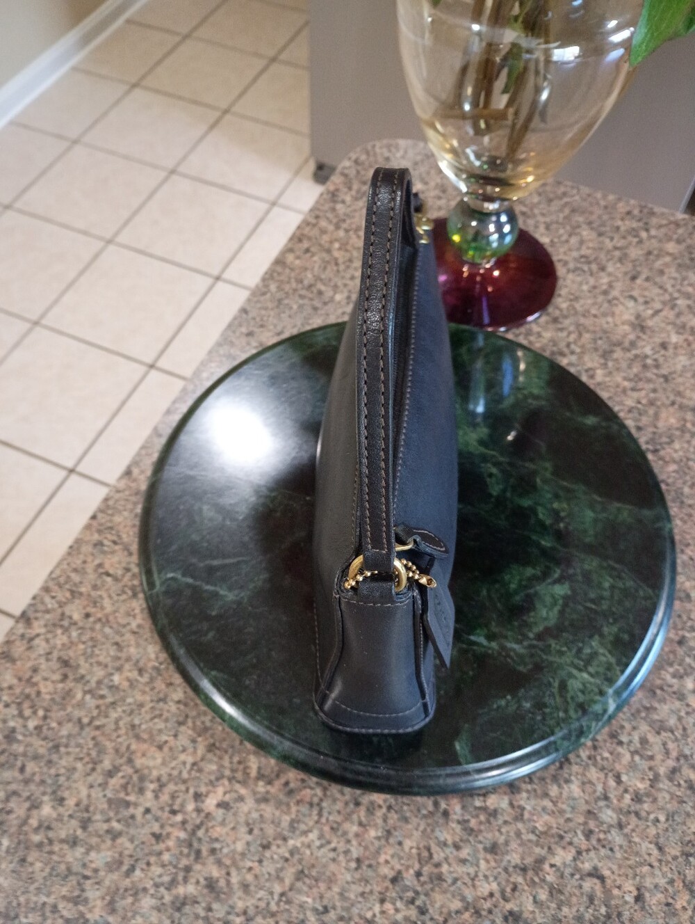 Coach Demi Baguette Black Leather 9311 - Picture 14 of 14
